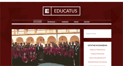 Desktop Screenshot of educatus.pl